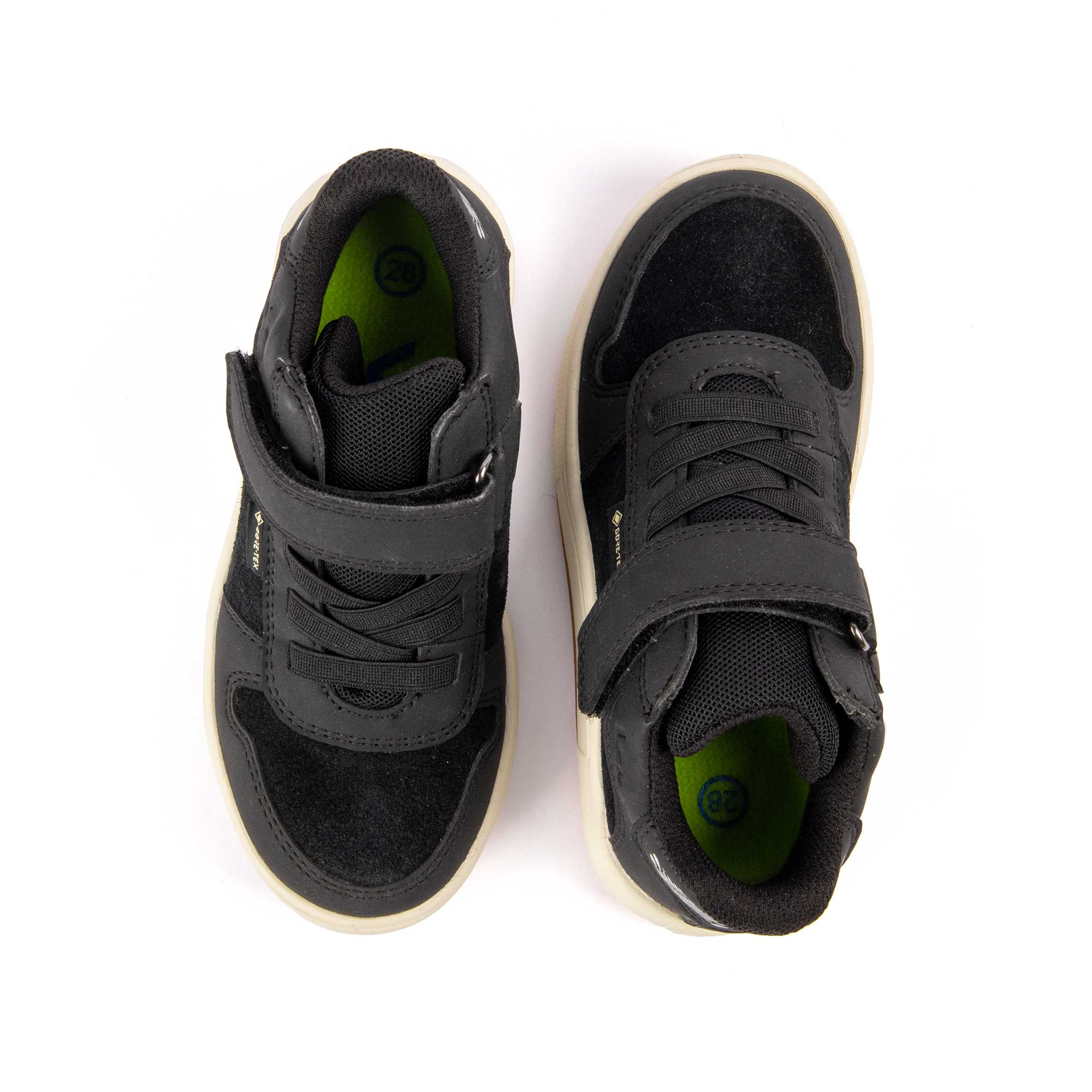 Black elastic shoes online