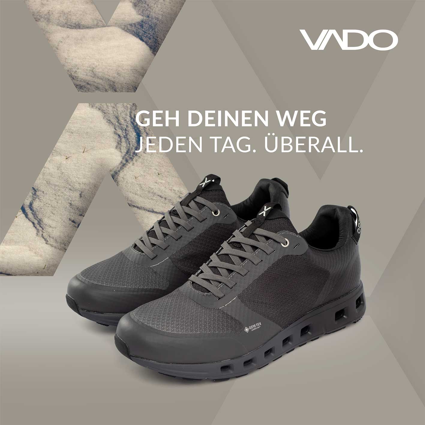 Herren Sneaker VADO Bold I Gore-Tex Surround dark grey