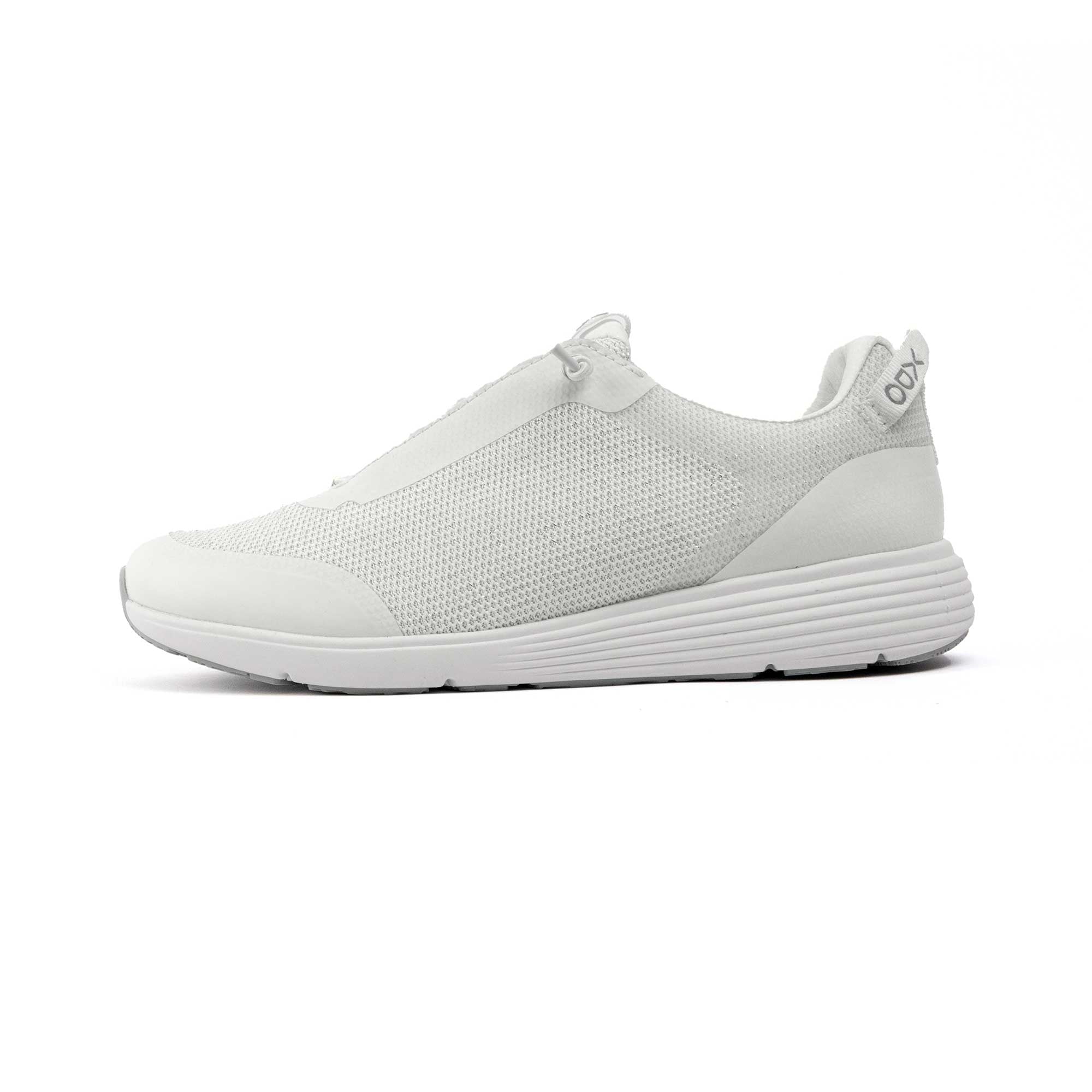 VADO Damen Sneaker TRAINER II offwhite lurex Seitenansicht