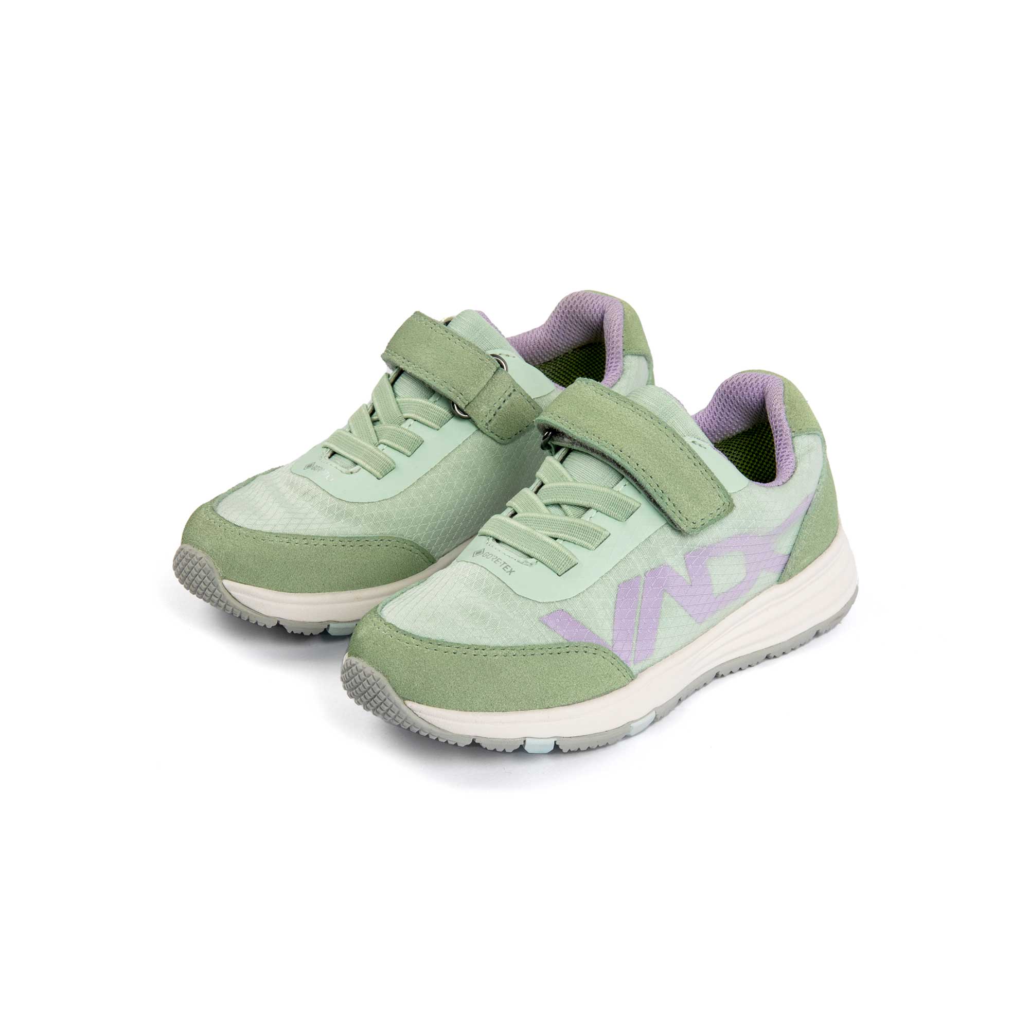 VADO Kids Sneaker ROOKY Lo Elastic Gore-Tex menta